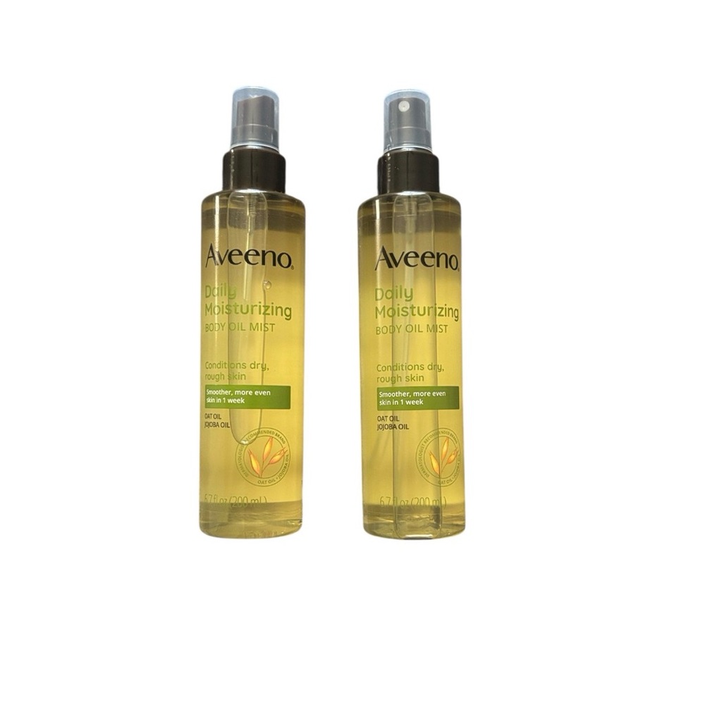 Aveeno | Daily Moisturizing Body Oil Mist Bundle Oat & Jojoba Oil 2 NWT Bottles